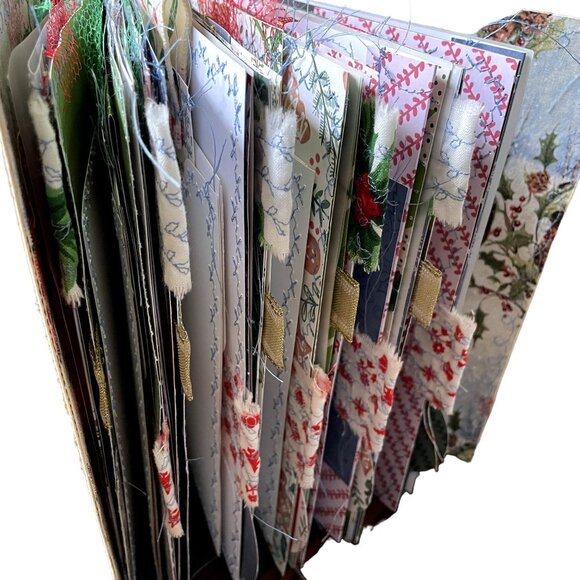 Christmas Junk Journal Album Blank Diary December Daily Writing Bonus Ephemera u - Picture 3 of 15